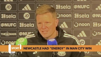 “We tried to re-find our energy!” | Eddie Howe | Newcastle United 2-1 Manchester City