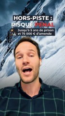 Les RISQUES du HORS-PISTE ⚠️🎿