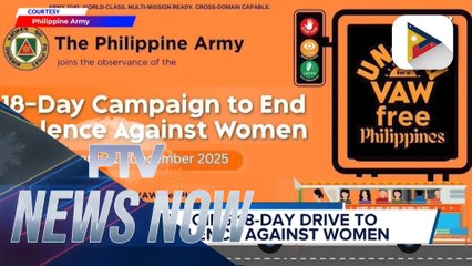 Army joins 18-day drive to end violence against women
