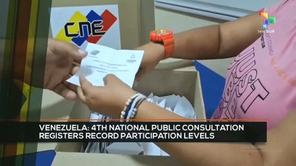 FTS 8:30 24-11: Venezuela: 4th National Public Consultation registers record participation levels