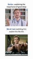 When the doctor says ‘get more sleep’… but life and work have other plans 😅💤