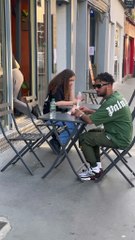 He puts medicine in his glass 😳