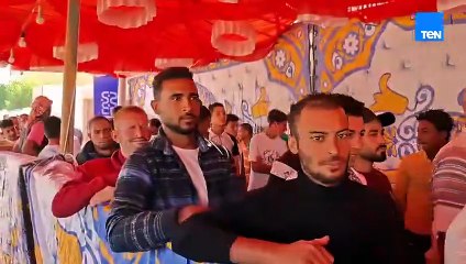 اقبال علي لجنة جيل اكتوبر الاعدادية بحي النور بشرم الشيخ منذ  بدء فتح اللجان