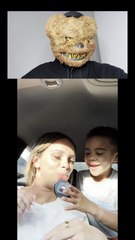 Funny fake tongue prank reaction video 😂😂