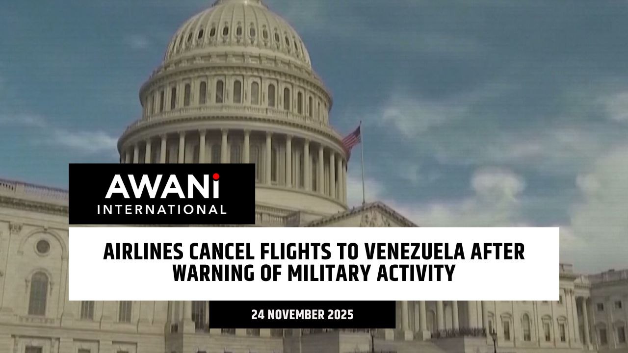 Airlines cancel flights to Venezuela after warning of military activity