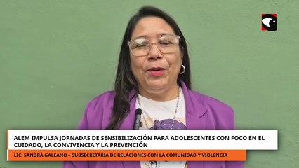 Alem impulsa jornadas de sensibilización para adolescentes con foco en el cuidado, la convivencia y