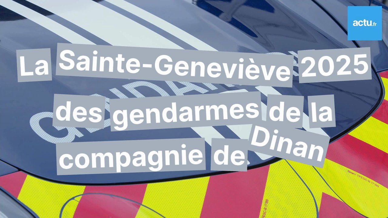 La Sainte-Geneviève 2025 des gendarmes de la compagnie de Dinan
