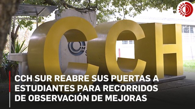 CCH-Sur reabre sus puertas a estudiantes para recorridos conjuntos de observación de avances