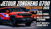 2026 Jetour G700 Taklimakan Edition im Detail – Hybrid-Power & Rallye-Technik