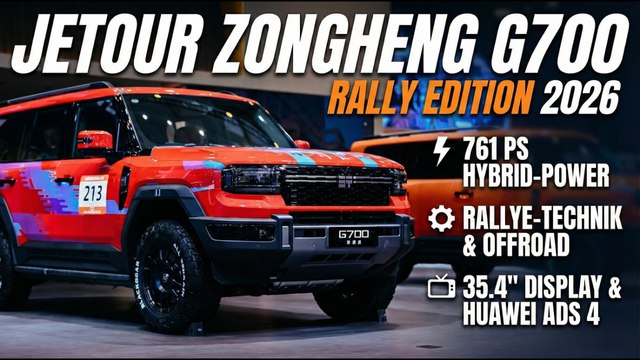 2026 Jetour G700 Taklimakan Edition im Detail – Hybrid-Power & Rallye-Technik