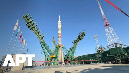 LOOK UP! Soyuz-2.1a Rolls Out to Launch Pad at Baikonur | MS-28 Mission Ready! APT