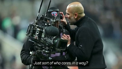 Guardiola 'embarrassed' after clash with cameraman following Newcastle defeat