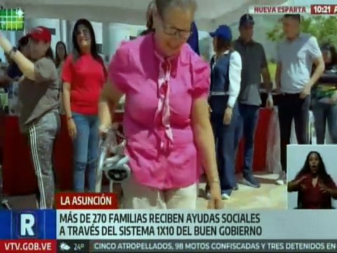 Nueva Esparta | Más de 270 familias beneficiadas con entrega de ayudas sociales en La Asunción