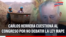 Exministro de Energía y Minas cuestiona al Congreso por no debatir la Ley MAPE: 