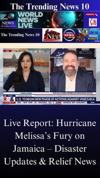 Melissa Hurricane Live: Jamaica Faces Severe Storm, Rescue & Weather Alerts