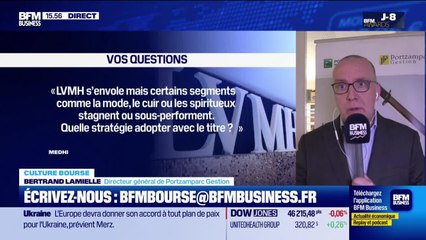 Culture Bourse : « LVMH s’envole mais certains segments comme la mode, le cuir ou les spiritueux stagnent ou sous-performent. Quelle stratégie adopter avec le titre ? », par Julie Cohen-Heurton - 24/11