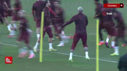 Galatasaray'da Eren Elmalı idmana çıktı