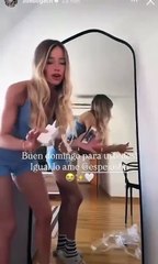 Zoe Bogach intentó hacer un caje y terminó lastimada