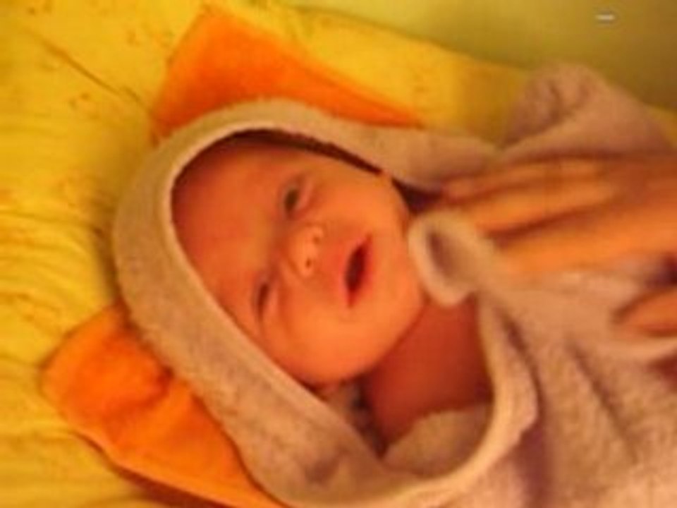 Sortie du bain, j'aime pas ça !