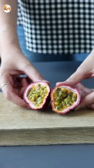 Passion fruit iced tea, the perfect summer drink!