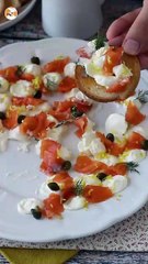 Smoked salmon aperitif spread