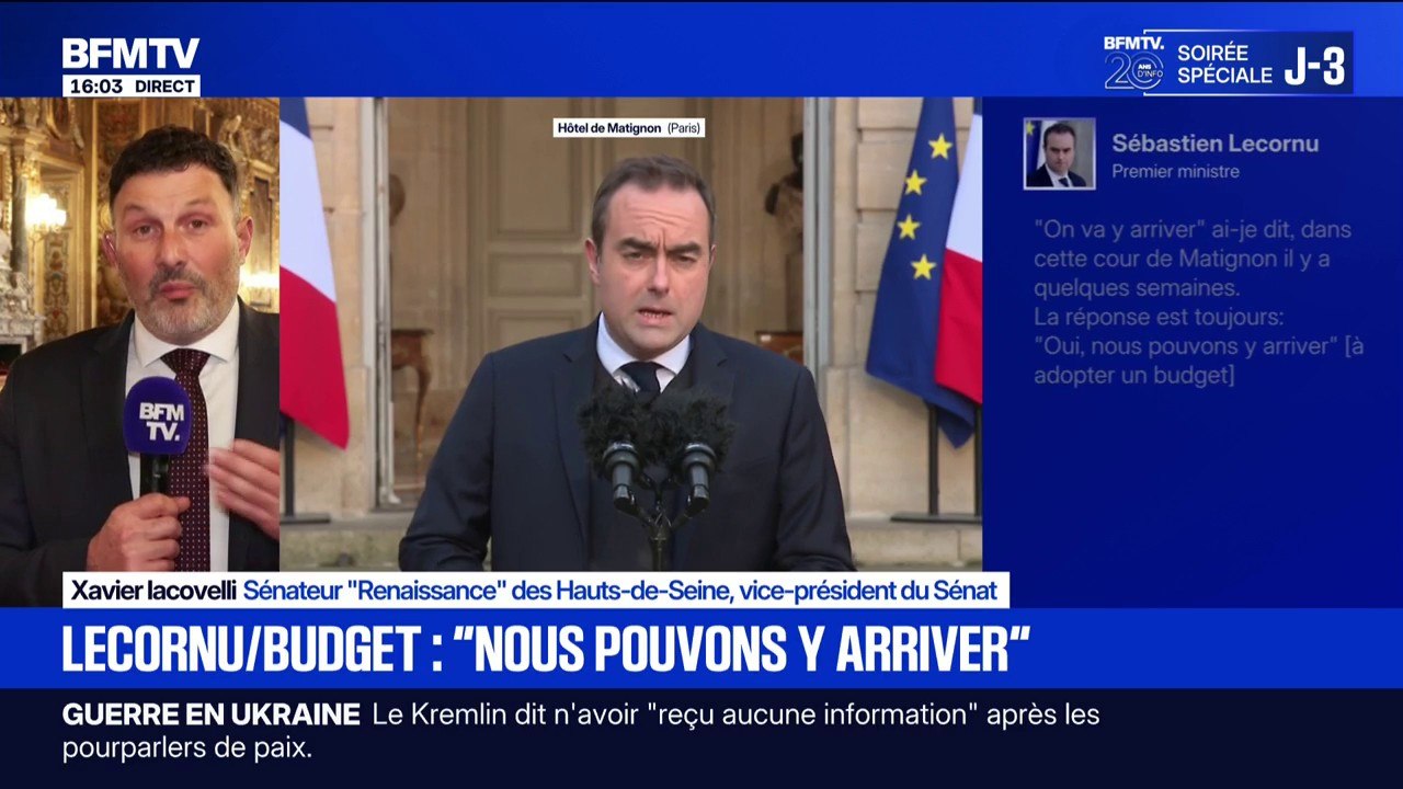 Budget: "C'est le quotidien et la sécurité des Français qui se jouent", estime Xavier Iacovelli (sénateur Renaissance)