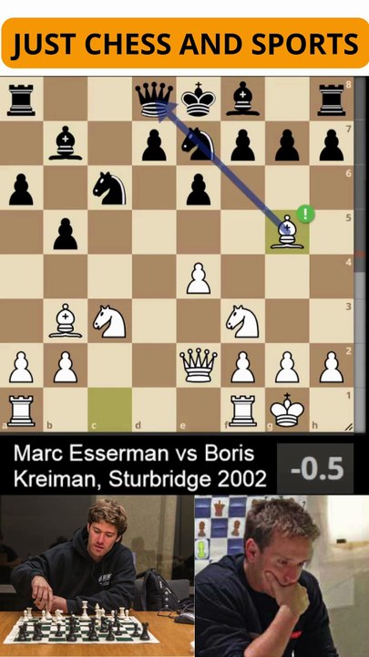 Smith-Morra Gambit: Esserman vs Kreiman, Sturbridge 2002 (variation)