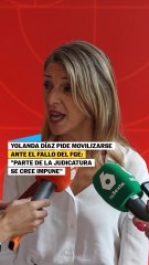 Díaz pide movilizarse ante el fallo del FGE: "Parte de la judicatura se cree impune"