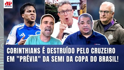 "É ABSURDO!! SÓ FAZ MER%@!!! O CRAQUE NETO ficou REVOLTADO e..." Corinthians DESTRUÍDO pelo Cruzeiro