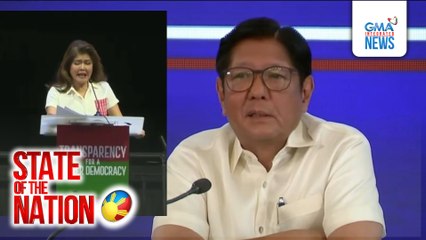 PBBM sa akusasyon ni Sen. Imee na nagdodroga ang first family: The lady that you see talking on TV is not my sister | SONA