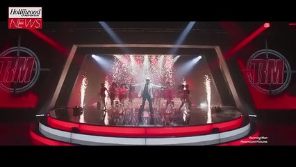 First Look at Glen Powell Edgar Wright Film 'The Running Man' | THR News Video