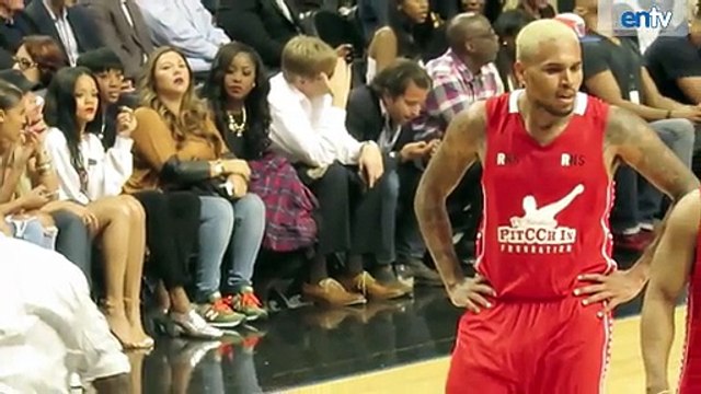 Awkward Chris Brown and Rihanna Reunion