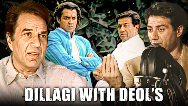 Dillagi (1999) Film Golden BTS Featuring The Deols - Dharmendra, Sunny Deol & Bobby Deol | Throwback