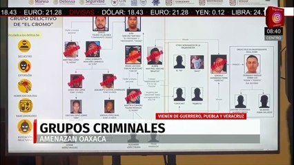 Oaxaca bajo amenaza por expansión de grupos criminales de tres estados