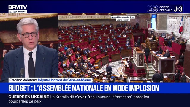 Budget 2026 rejeté: pour Frédéric Valletoux, député (Horizons), le gouvernement doit assumer sa responsabilité