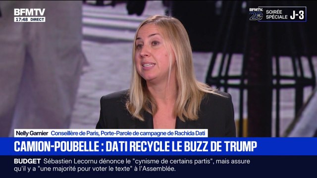 Vidéo de Rachida Dati avec les éboueurs: Elle fait cette vidéo pour apporter des solutions aux Parisiens , explique Nelly Garnier, porte-parole de campagne de Rachida Dati