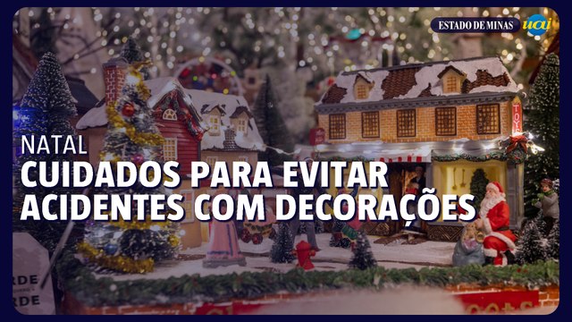 Como evitar acidentes com a decoração de Natal