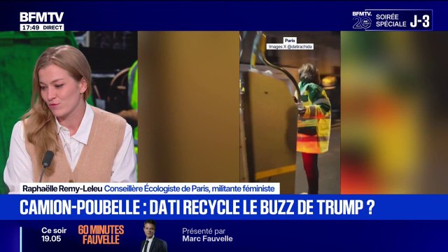 Vidéo de Rachida Dati avec les éboueurs: La manière dont Rachida Dati met en scène [la propreté à Paris] est extrêmement artificielle , dénonce Raphaëlle Rémy-Leleu, conseillère Écologiste de Paris