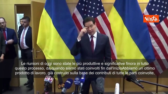 Segretario Stato Usa Marco Rubio a Ginevra: L'incontro più produttivo avuto finora sull'Ucraina