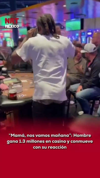 💰 Un hombre ganó más de 1.3 millones de dólares en un casino y su primera acción fue llamar a su mamá: “Mamá, nos vamos del barrio. Nos vamos mañana”.