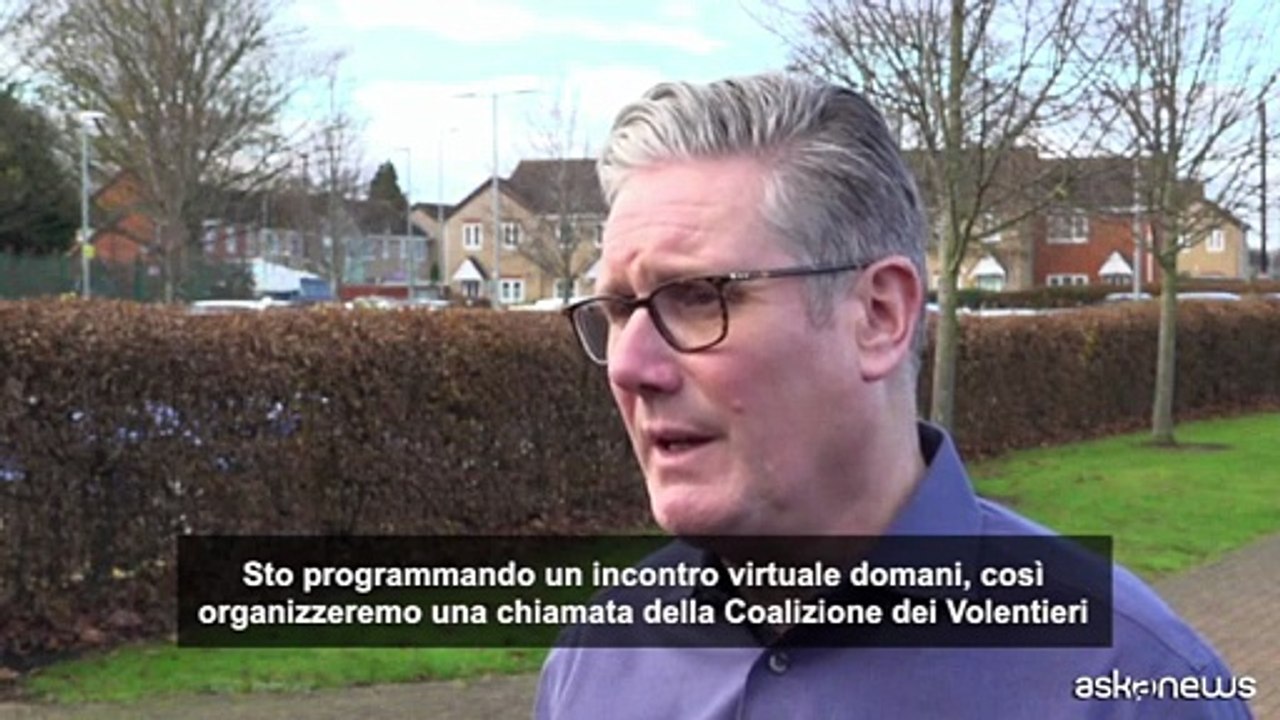 Starmer: domani vertice virtuale dei Volenterosi sull'Ucraina