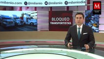 Transportistas bloquean la carretera México–Toluca en protesta