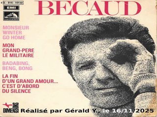 Gilbert Bécaud_Badabing, beng, bong (Clip 1969)karaoké