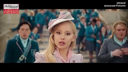 'Wicked' Trailer Drops on Super Bowl Sunday With Ariana Grande and Cynthia Erivo | THR News Video