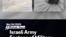 Israeli Army Footage of Military Operations in Gaza's Rafah