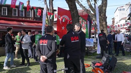 Sarıyer'de 300'den fazla esnaf bir günlük kazancını Gazze'ye bağışlıyor