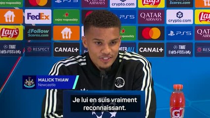 Newcastle - Malick Thiaw rend hommage à Harit et à Marseille