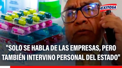 Cártel de Medicamentos: "Solo se habla de las empresas, pero también intervino personal del Estado", asegura Aníbal Díaz