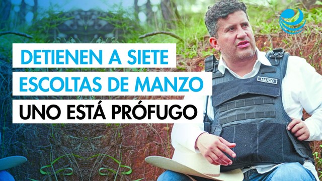 Detienen a siete escoltas de Manzo; uno está prófugo