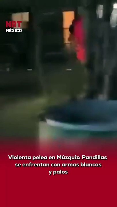 💥 Machetes, navajas, bates y palos fueron util...